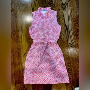 J. McLaughlin pink sleeveless dress, size medium